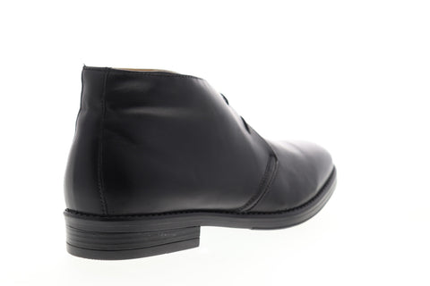 Giorgio Brutini Winnow 660851 Mens Black Leather Mid Top Lace Up Chukkas Boots