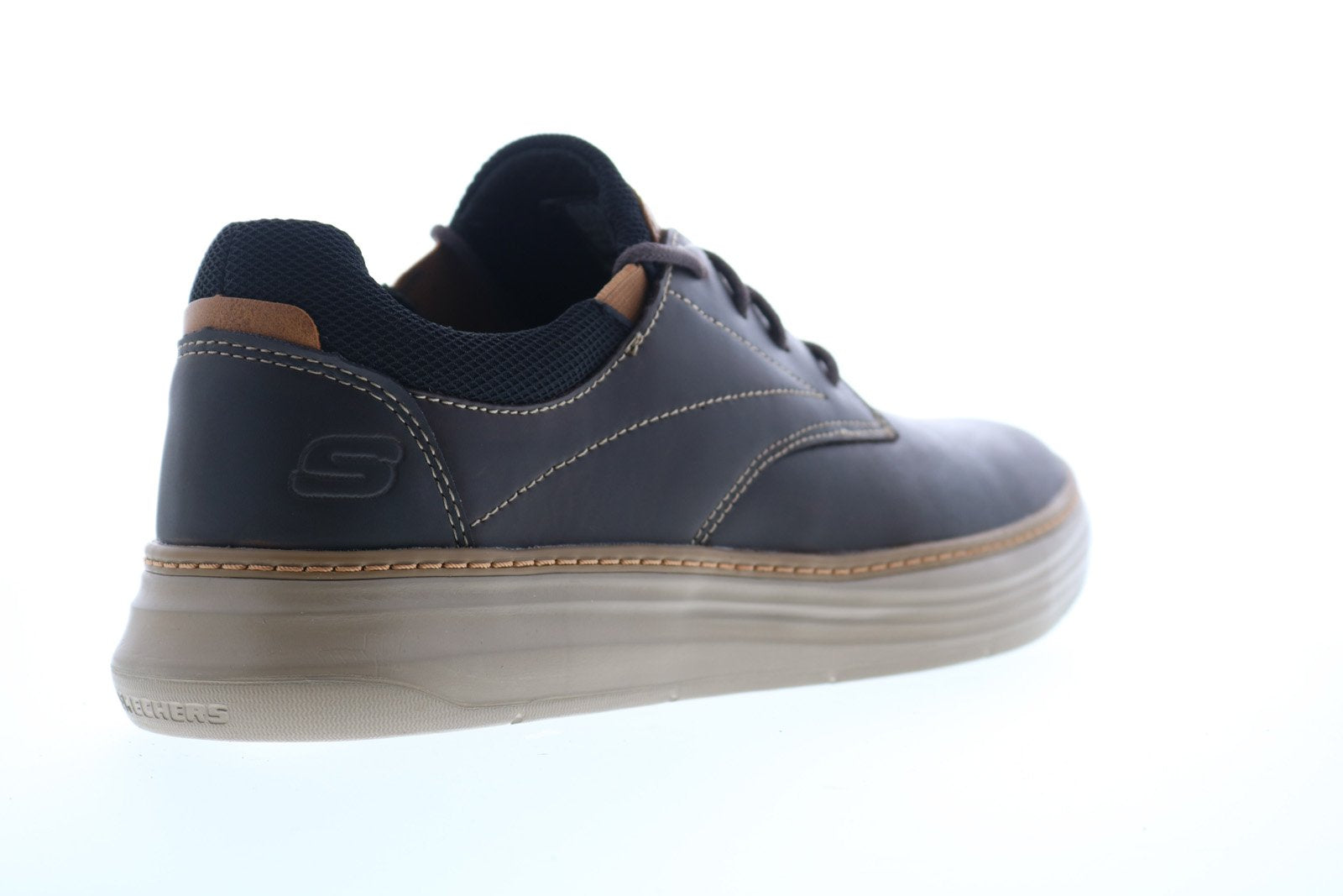 Skechers Moreno Soren 66229 Mens Brown Leather Lace Up  display picture 3
