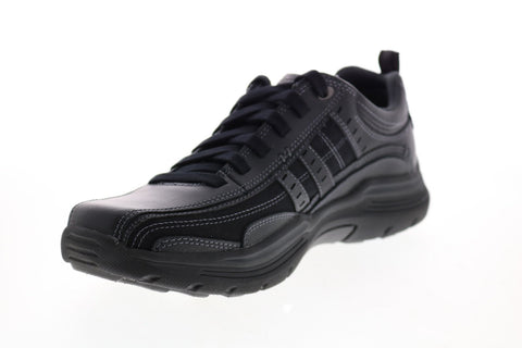 Skechers Expended Manden 66299 Mens Black Synthetic Lifestyle Sneakers Shoes