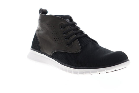 Skechers Neo Casual Kelby 68305 Mens Black Mesh Chukkas Lace Up Boots Shoes