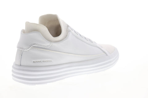 Mark Nason Shogun Down Time 68671 Mens White Leather Low Top Sneakers Shoes