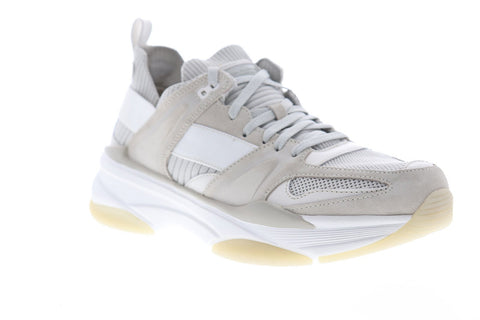 Skechers Griller Kelton 68692 Mens White Leather Mesh Casual Fashion Sneakers Shoes