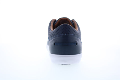 Lacoste Bayliss Vulc PRM US 7-30SPM0035DB4 Mens Blue Low Top Sneakers Shoes