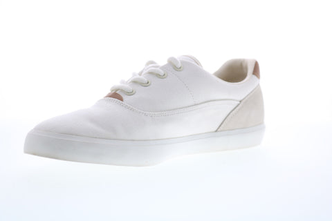Lacoste Jouer 316 1 Cam Mens White Canvas Lace Up Lifestyle Sneakers Shoes
