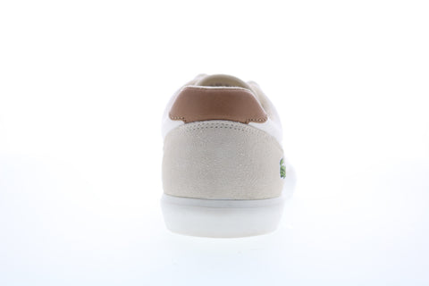 Lacoste Jouer 316 1 Cam Mens White Canvas Lace Up Lifestyle Sneakers Shoes