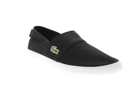 Lacoste Marice Bl 2 CAM Mens Black Canvas Slip On Lifestyle Sneakers Shoes