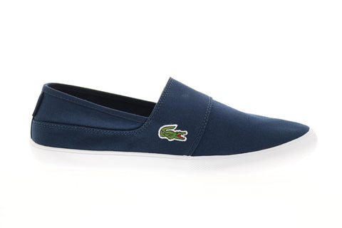 Lacoste Marice Bl 2 CAM Mens Blue Canvas Slip On Lifestyle Sneakers Shoes