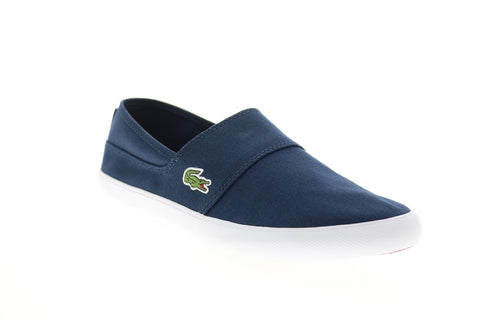 Lacoste Marice Bl 2 CAM Mens Blue Canvas Slip On Lifestyle Sneakers Shoes
