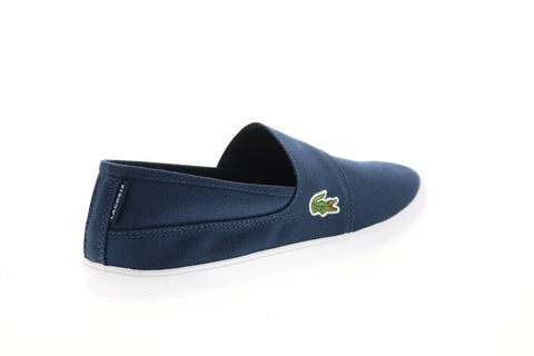 Lacoste Marice Bl 2 CAM Mens Blue Canvas Slip On Lifestyle Sneakers Shoes