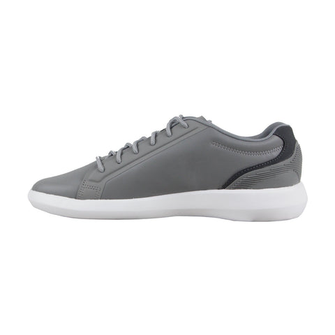 Lacoste Avantor 118 1 Spm Mens Gray Leather Lace Up Lifestyle Sneakers Shoes
