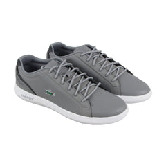 Lacoste Avantor 118 1 Spm Mens Gray Leather Lace Up Lifestyle Sneakers Shoes