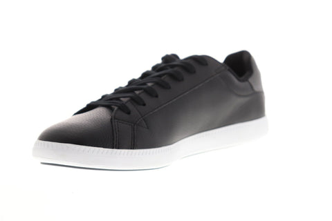 Lacoste Graduate Lcr3 1 Mens Black Synthetic Low Top Lace Up Sneakers Shoes