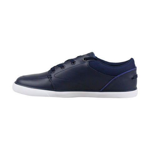 Lacoste Bayliss 318 2 Cam Mens Blue Leather Lace Up Lifestyle Sneakers Shoes