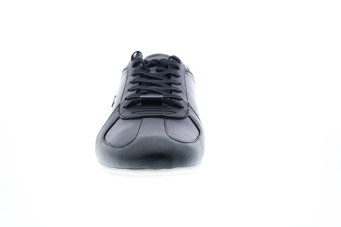 Lacoste Evara 318 2 Cam Mens Black Leather Lace Up Lifestyle Sneakers Shoes