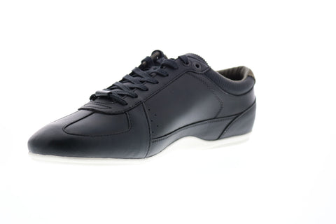 Lacoste Evara 318 2 Cam Mens Black Leather Lace Up Lifestyle Sneakers Shoes