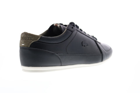 Lacoste Evara 318 2 Cam Mens Black Leather Lace Up Lifestyle Sneakers Shoes