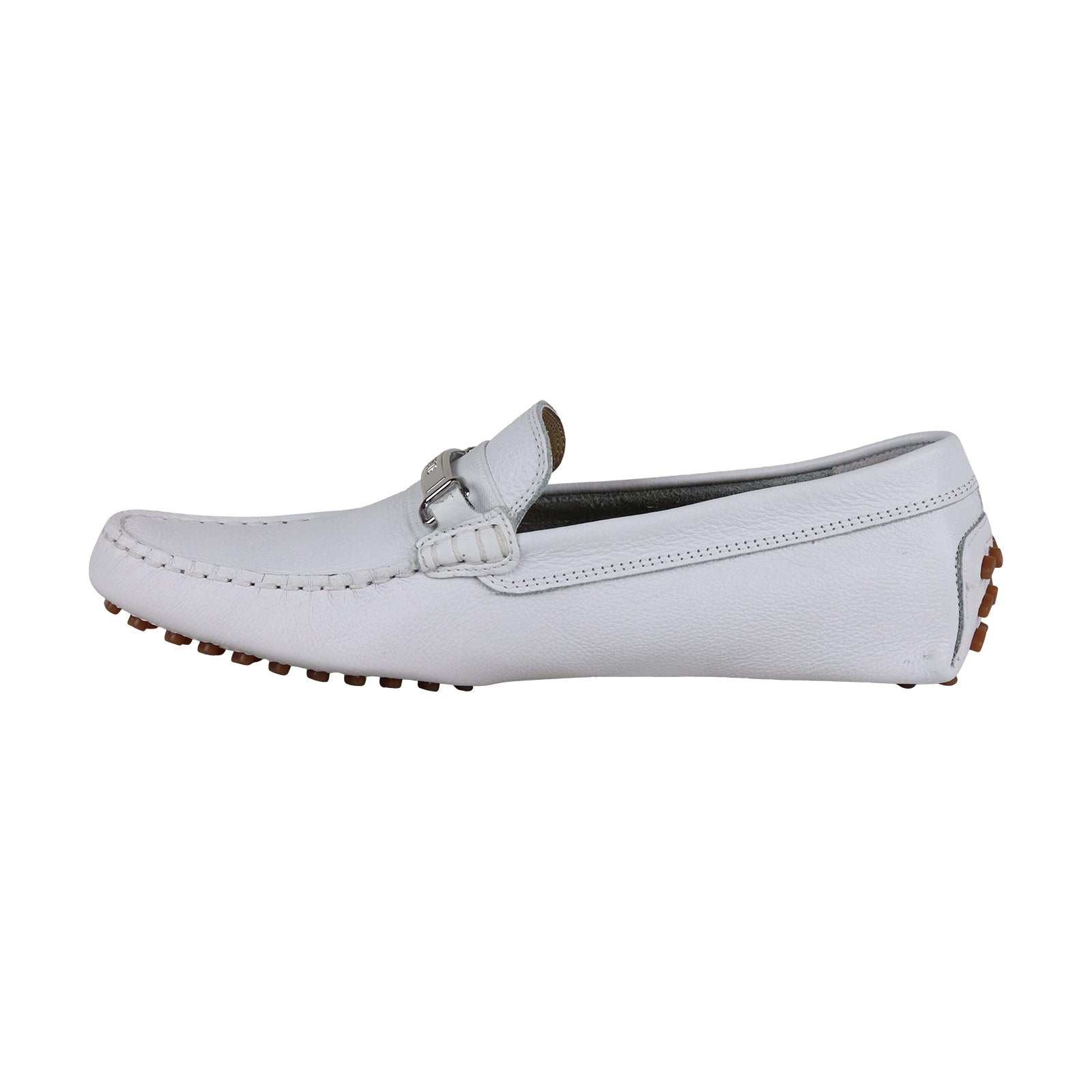 Lacoste Ansted 318 2 U Mens White Leather Slip On Moccasin Loafers Sho - Ruze Shoes Lacoste Ansted 318 2 U Mens White Leather Slip On Moccasin Loafers Sho - Ruze Shoes