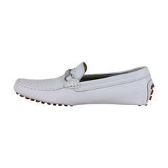 Lacoste Ansted 318 2 U Mens White Leather Slip On Moccasin 