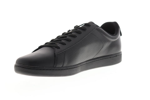 Lacoste Carnaby Evo 318 Mens Black Casual Lace Up Lifestyle Sneakers Shoes