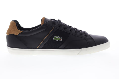 Lacoste Fairlead 119 1 CMA Mens Black Synthetic Lace Up Low Top Sneakers Shoes