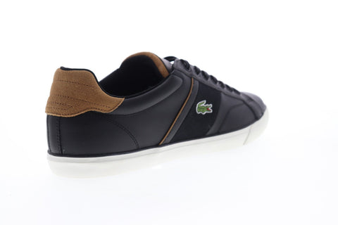 Lacoste Fairlead 119 1 CMA Mens Black Synthetic Lace Up Low Top Sneakers Shoes