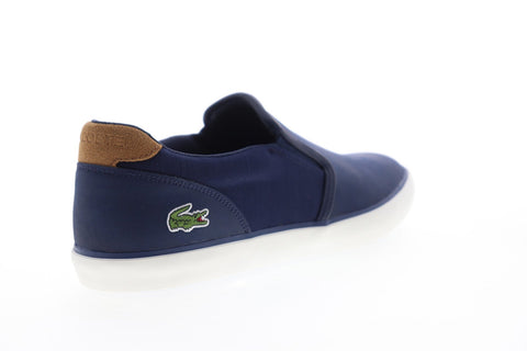 Lacoste Jouer Slip 119 2 CMA 7-37CMA00364C1 Mens Blue Slip On Sneakers Shoes