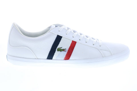 Lacoste Lerond 119 3 CMA Mens White Leather Lifestyle Sneakers Shoes