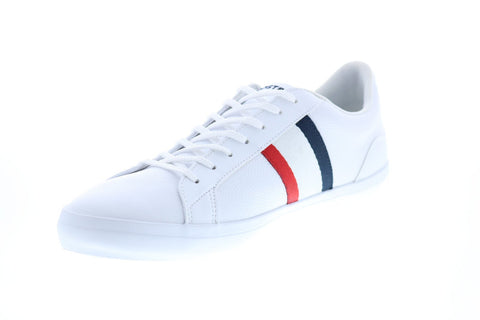 Lacoste Lerond 119 3 CMA Mens White Leather Lifestyle Sneakers Shoes