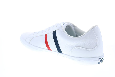 Lacoste Lerond 119 3 CMA Mens White Leather Lifestyle Sneakers Shoes
