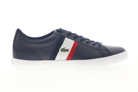 Lacoste Lerond 119 3 CMA Mens Blue Leather Lifestyle Sneakers Shoes