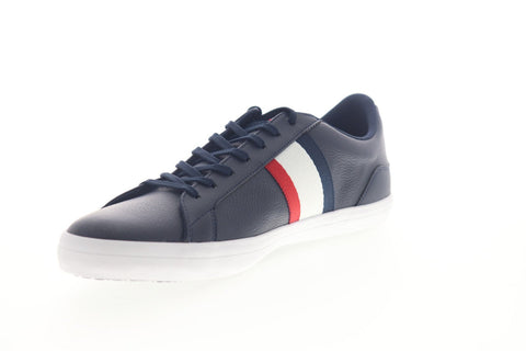 Lacoste Lerond 119 3 CMA Mens Blue Leather Lifestyle Sneakers Shoes