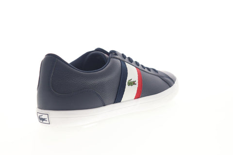 Lacoste Lerond 119 3 CMA Mens Blue Leather Lifestyle Sneakers Shoes