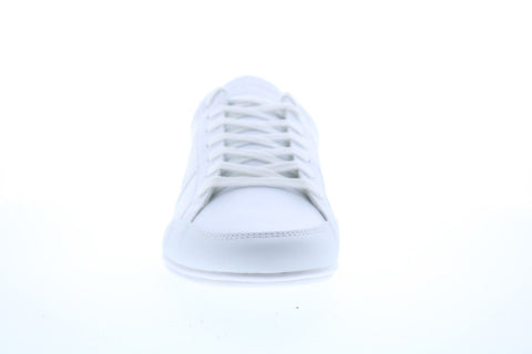 Lacoste Nivolor 119 1 P 7-37CMA0092082 Mens White Leather Low Top Sneakers Shoes