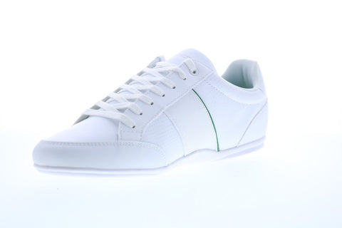 Lacoste Nivolor 119 1 P 7-37CMA0092082 Mens White Leather Low Top Sneakers Shoes