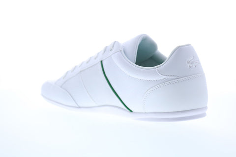Lacoste Nivolor 119 1 P 7-37CMA0092082 Mens White Leather Low Top Sneakers Shoes