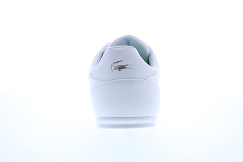 Lacoste Nivolor 119 1 P 7-37CMA0092082 Mens White Leather Low Top Sneakers Shoes