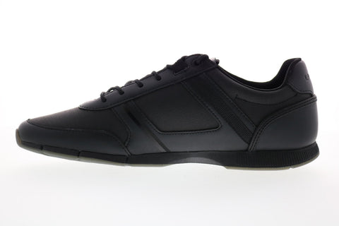 Lacoste Menerva 318 2 C 7-36CAM005302H Mens Black Leather Low Top Sneakers Shoes