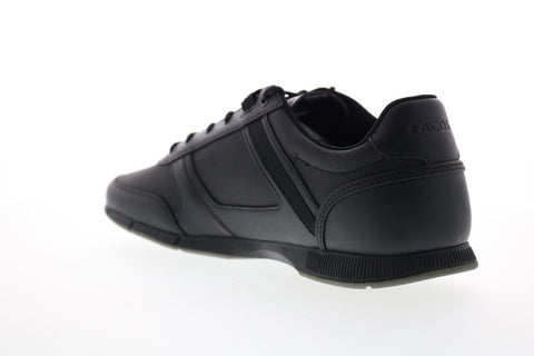 Lacoste Menerva 318 2 C 7-36CAM005302H Mens Black Leather Low Top Sneakers Shoes