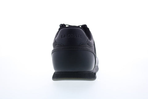 Lacoste Menerva 318 2 C 7-36CAM005302H Mens Black Leather Low Top Sneakers Shoes