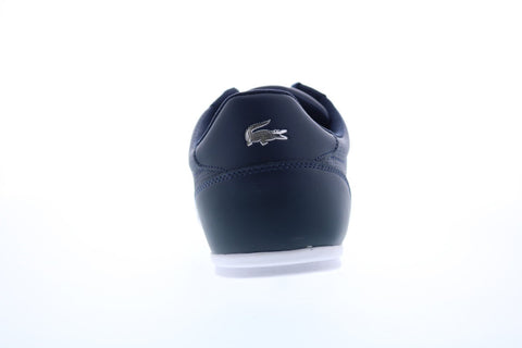 Lacoste Nivolor 119 1 P 7-37CMA0092178 Mens Blue Leather Low Top Sneakers Shoes