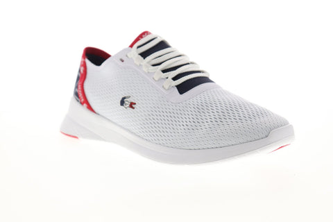 Lacoste Lt Fit 119 5 SMA 7-37SMA0030407 Mens White Canvas Low Top Sneakers Shoes