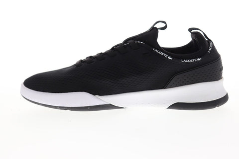 Lacoste LT Spirit 2.0 119 1 SMA Mens Black Canvas Low Top Sneakers Shoes