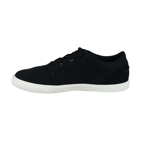 Lacoste Bayliss 219 1 Cma Mens Black Canvas Low Top Lace Up Sneakers Shoes