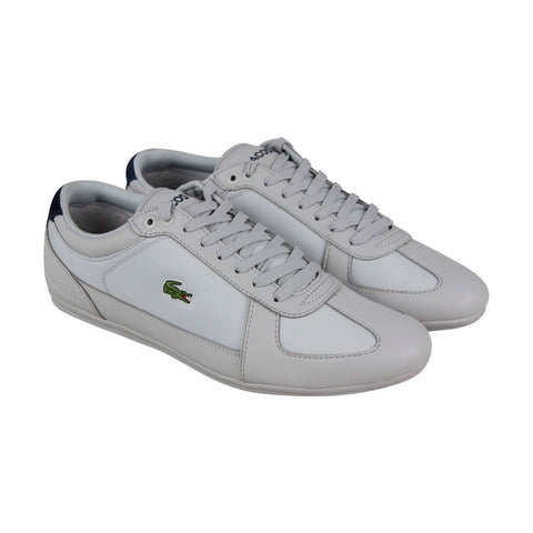 Lacoste Evara Sport 119 Cma Mens Gray Leather Up Lifestyle Snea Ruze Shoes