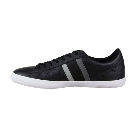 Lacoste Lerond 119 3 CMA Mens Black Leather Lace Up Lifestyle Sneakers Shoes
