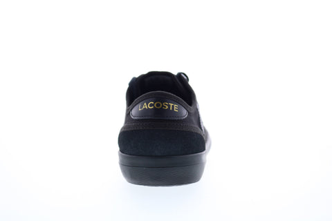 Lacoste Sideline 119 1 CMA Mens Black Canvas Lace Up Lifestyle Sneakers Shoes
