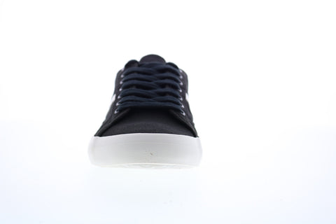 Lacoste Sideline 119 1 Mens Black Canvas Lace Up Lifestyle Sneakers Shoes