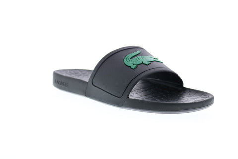 Lacoste Fraisier 119 1 Mens Black Slip On Slides Sandals Shoes