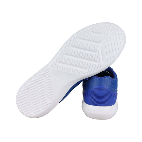 Lacoste Avantor 219 1 Sma Mens Blue Suede Low Top Lace Up Sneakers Shoes