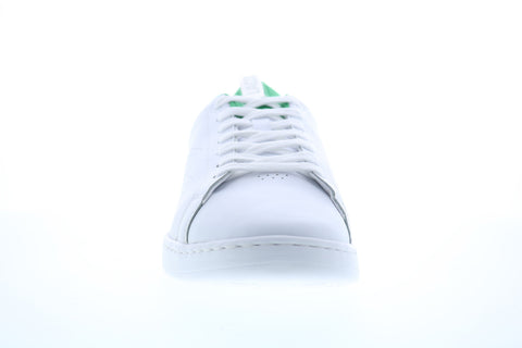 Lacoste Carnaby Evo Li Mens White Leather Lace Up Lifestyle Sneakers Shoes